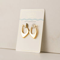 LOVER'S TEMPO: LILA HOOP EARRINGS