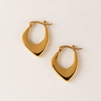 LOVER'S TEMPO: LILA HOOP EARRINGS