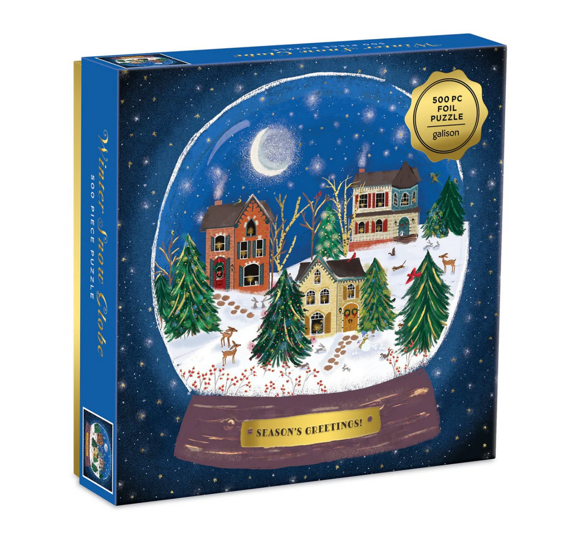 WINTER SNOW GLOBE PUZZLE