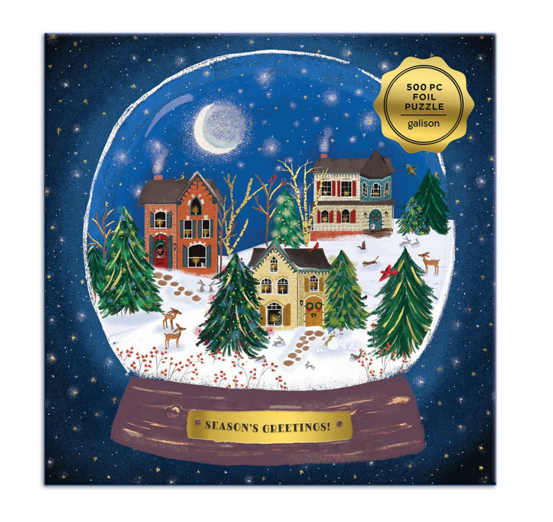 WINTER SNOW GLOBE PUZZLE