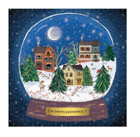 WINTER SNOW GLOBE PUZZLE
