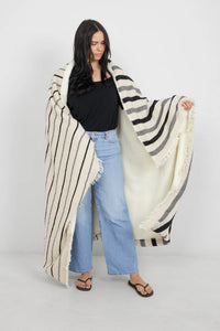 THE WINSLOW STRIPE FLEECE THROW