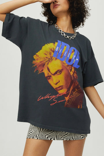 BILLY IDOL WHIPLASH MERCH TEE