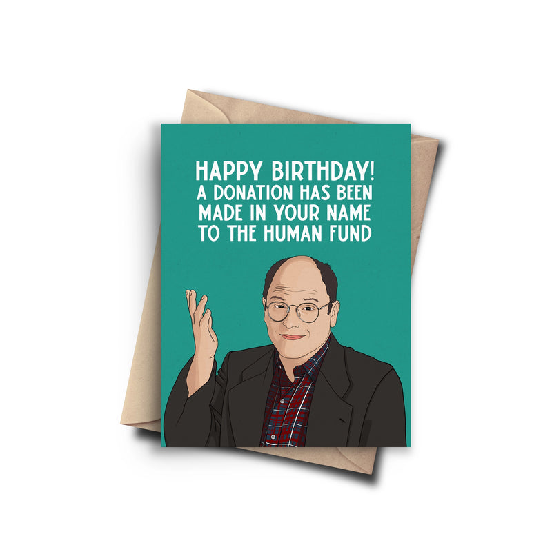 HUMAN FUND BIRTHDAY CARD